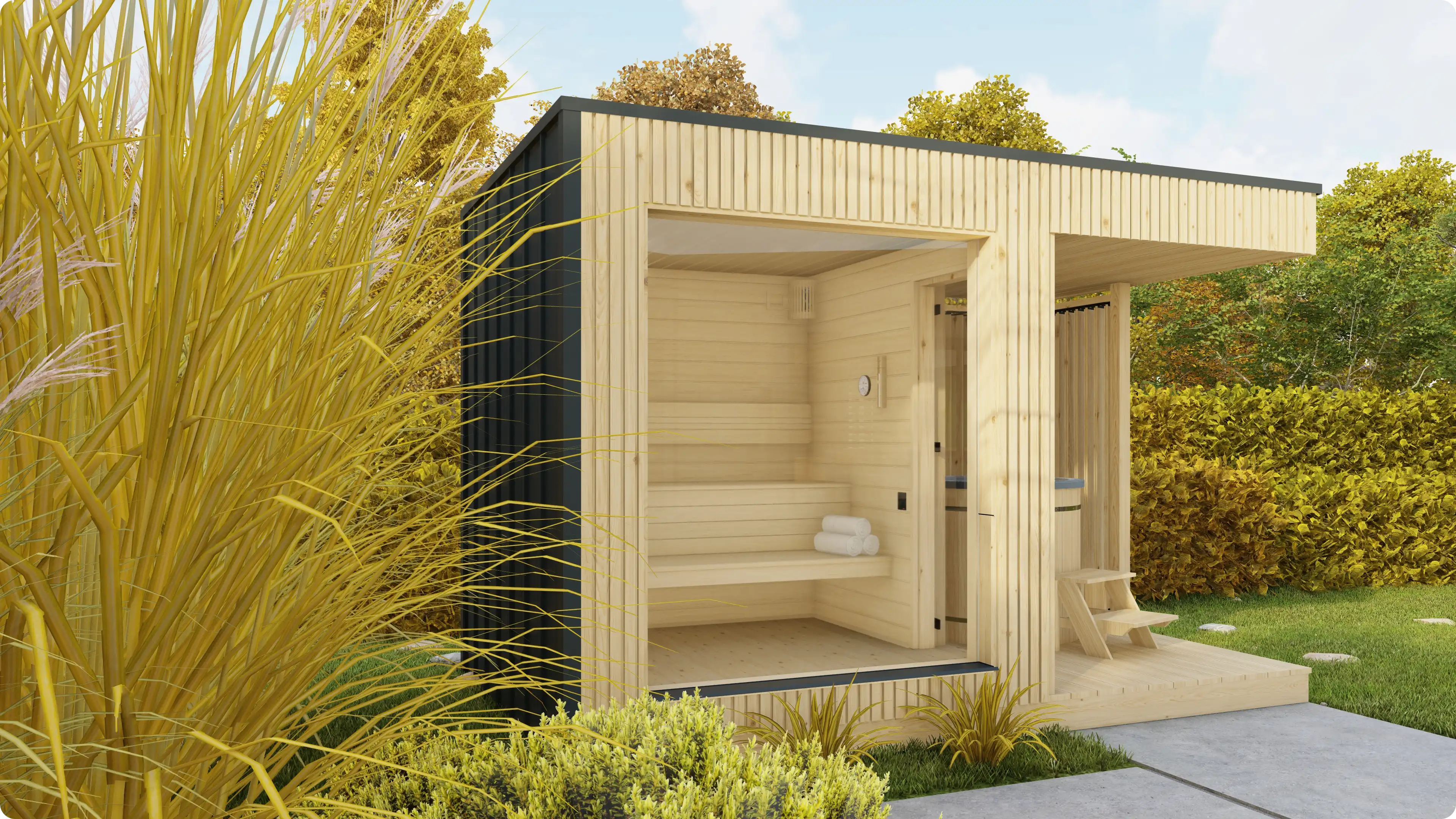 Sauna Amber – pohled 2