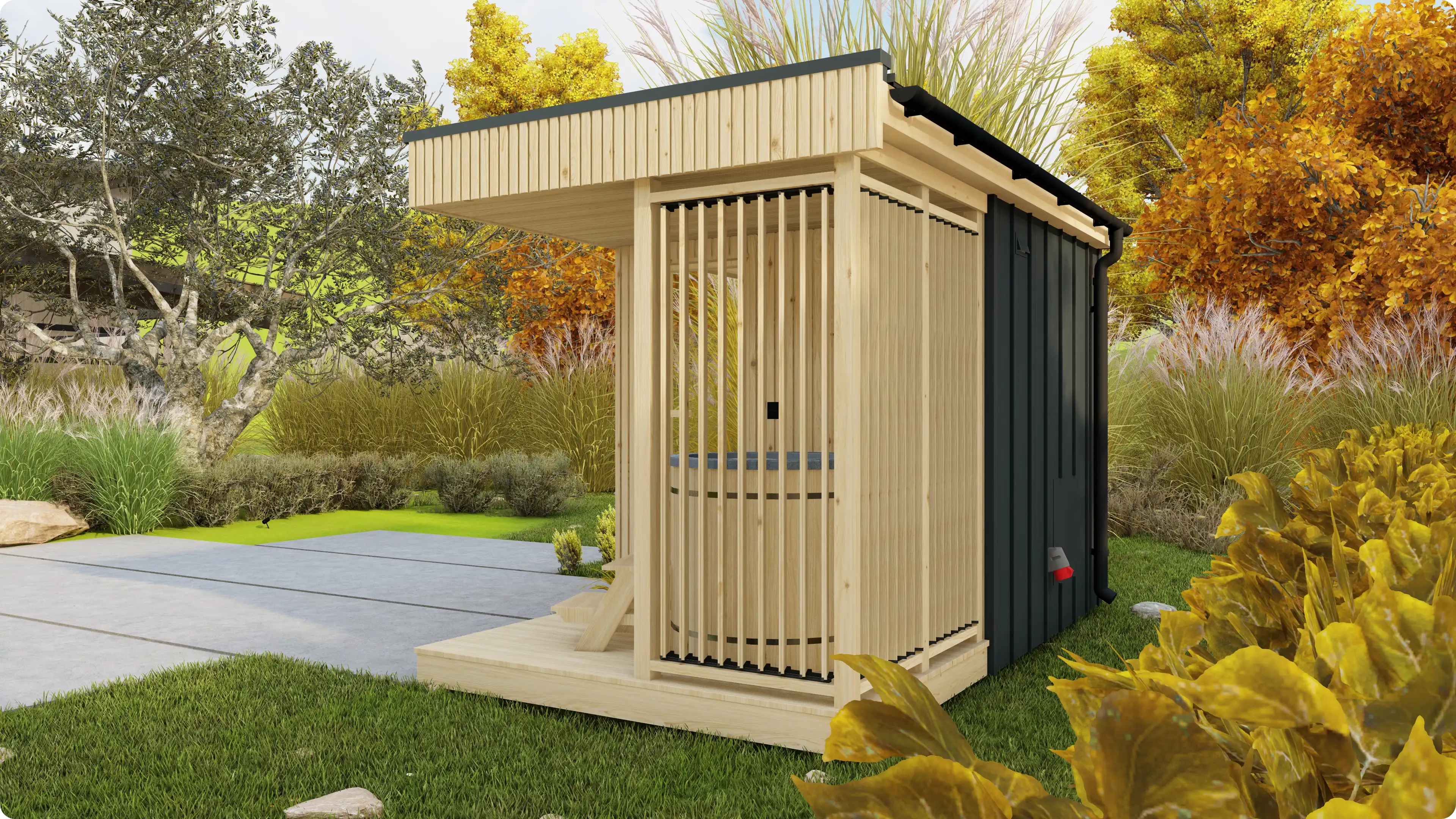 Sauna Amber – pohled 3