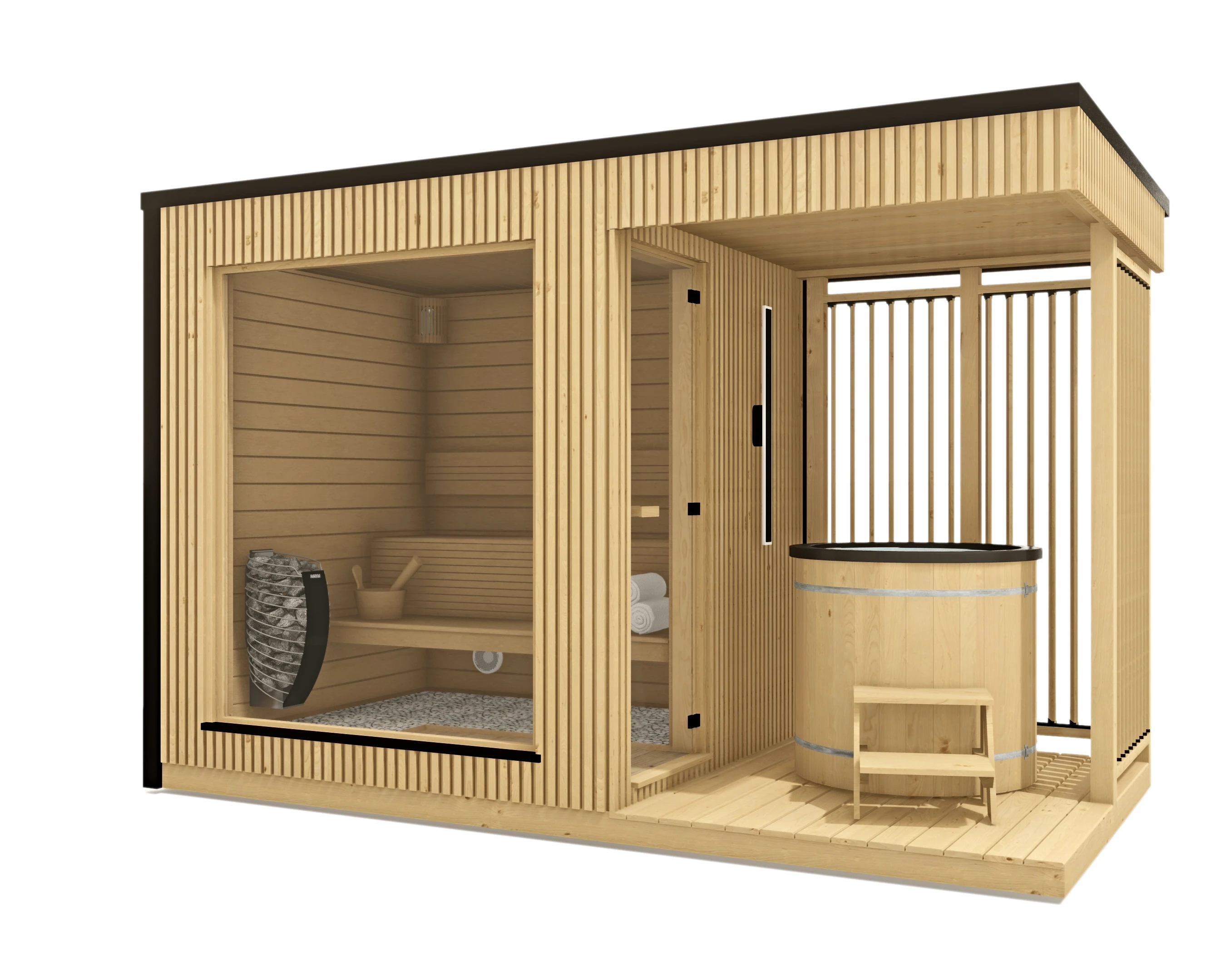 Sauna ogrodowa Amber